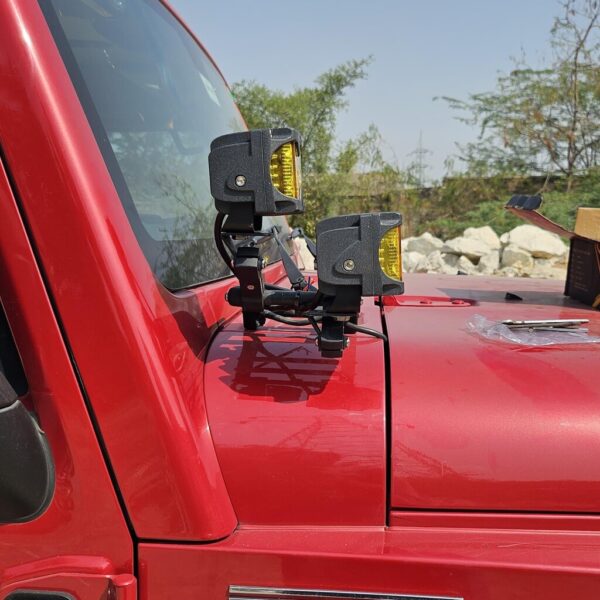 PROMAN: ADJUSTABLE BONNET LIGHT MOUNT TYPE 1 FOR THAR ROXX AND THAR 3-DOOR - Image 4