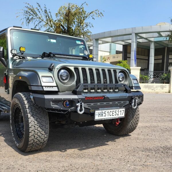 PROMAN: METAL FRONT BUMPER MARK-2 FOR THAR 3-DOOR
