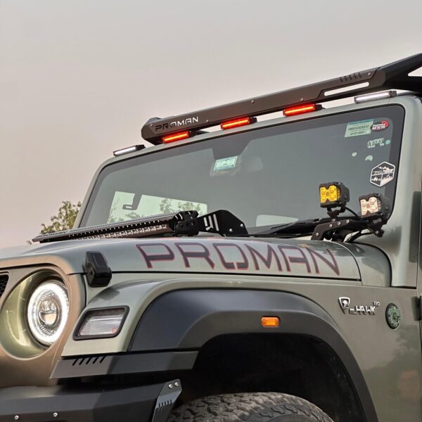 Thar Rim Light PROMAN: ROOF MARKER LIGHT FOR THAR 3-DOOR – ACCESSORIES FOR THAR, JIMNY ...