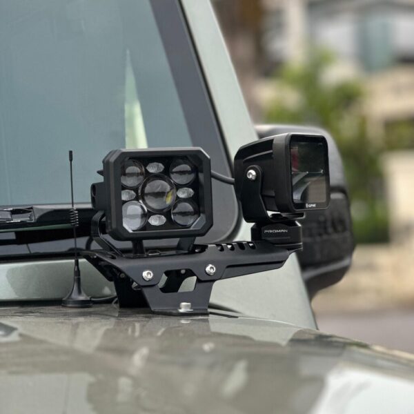 PROMAN: ROTATABLE BONNET LIGHT MOUNT TYPE-2 FOR THAR ROXX AND THAR 3-DOOR - Image 2