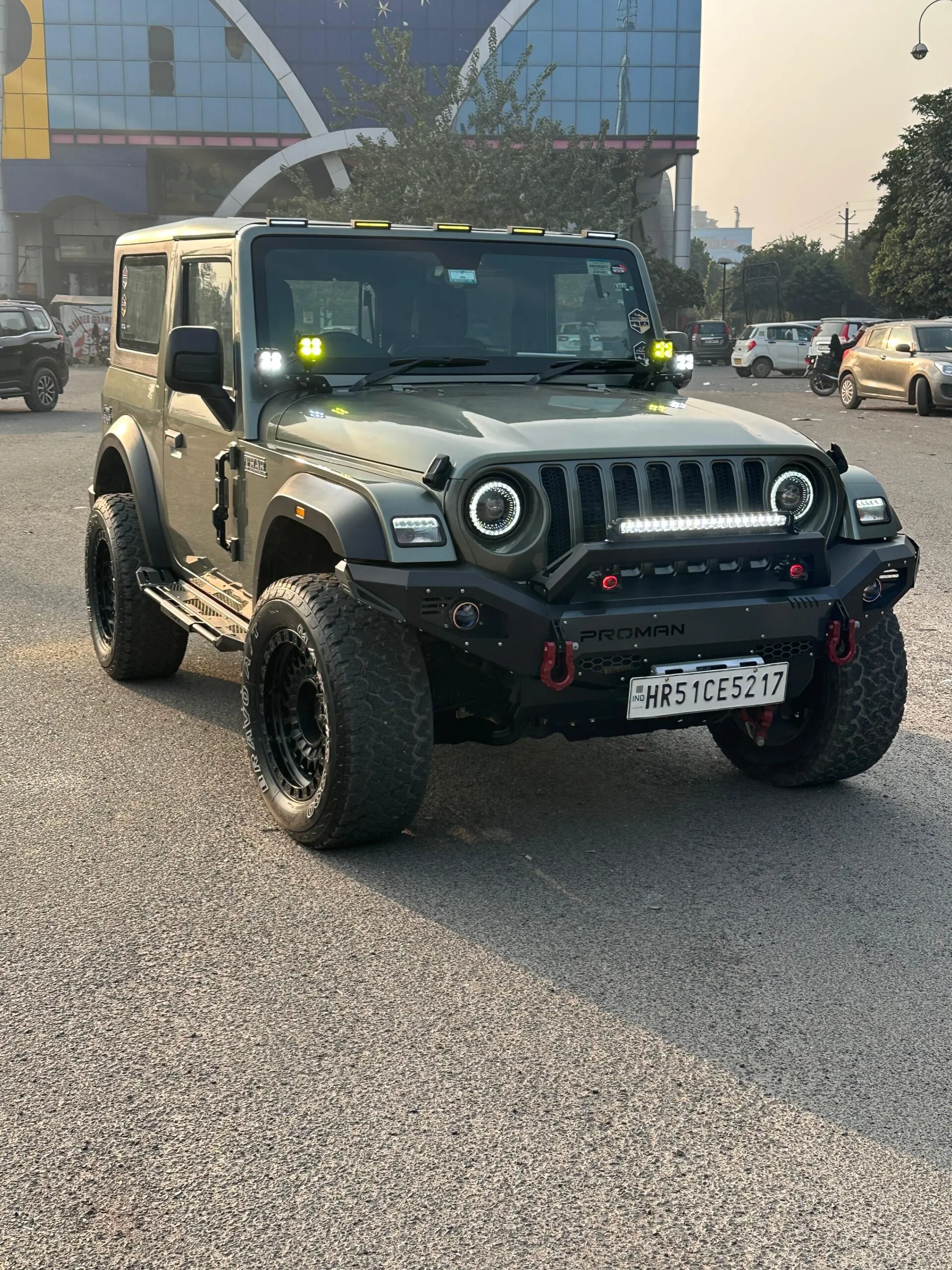 PROMAN: METAL FRONT BUMPER MARK-1 FOR MAHINDRA THAR 3 DOOR - Image 7