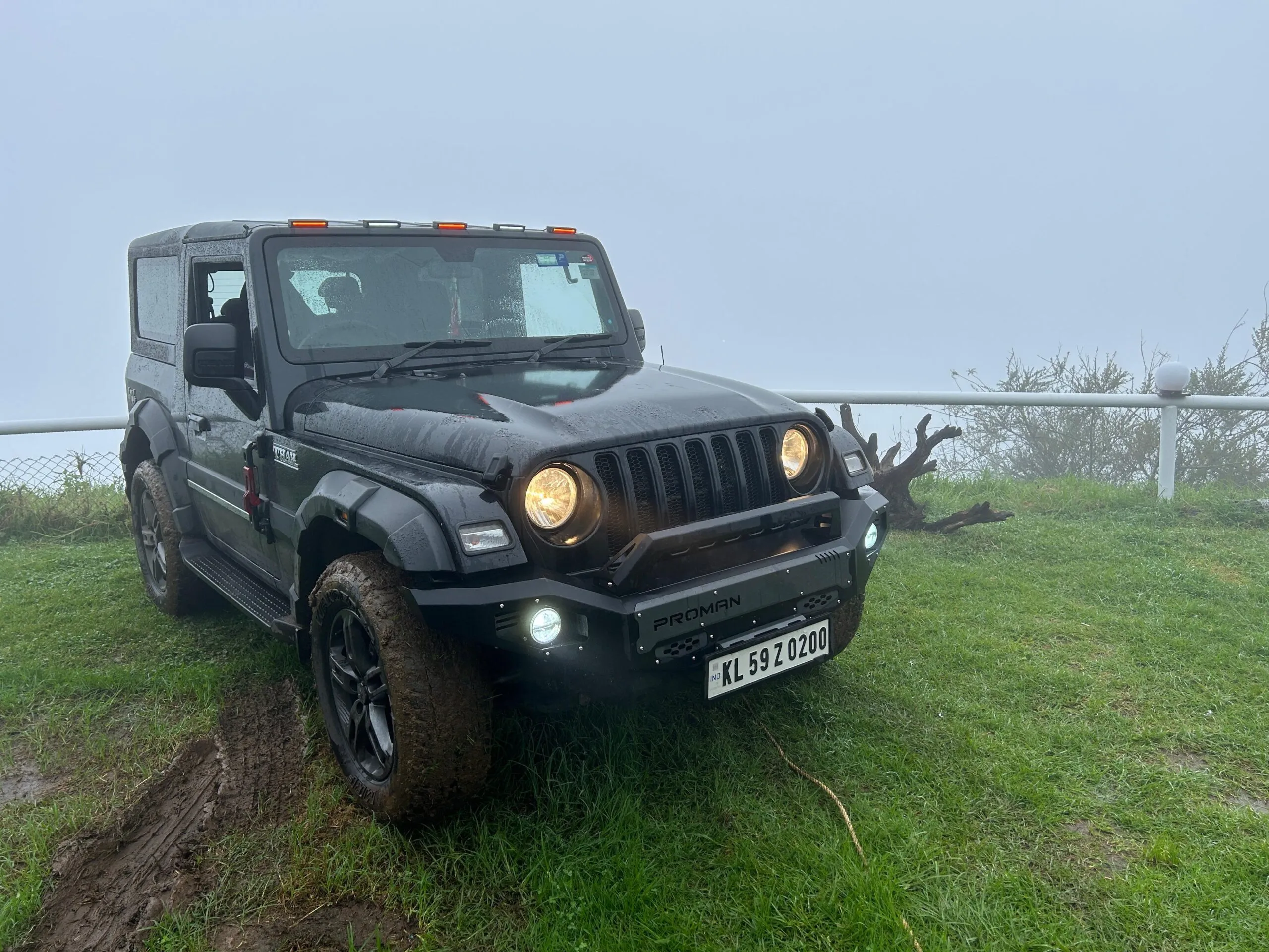 PROMAN: METAL FRONT BUMPER MARK-1 FOR MAHINDRA THAR 3 DOOR - Image 5
