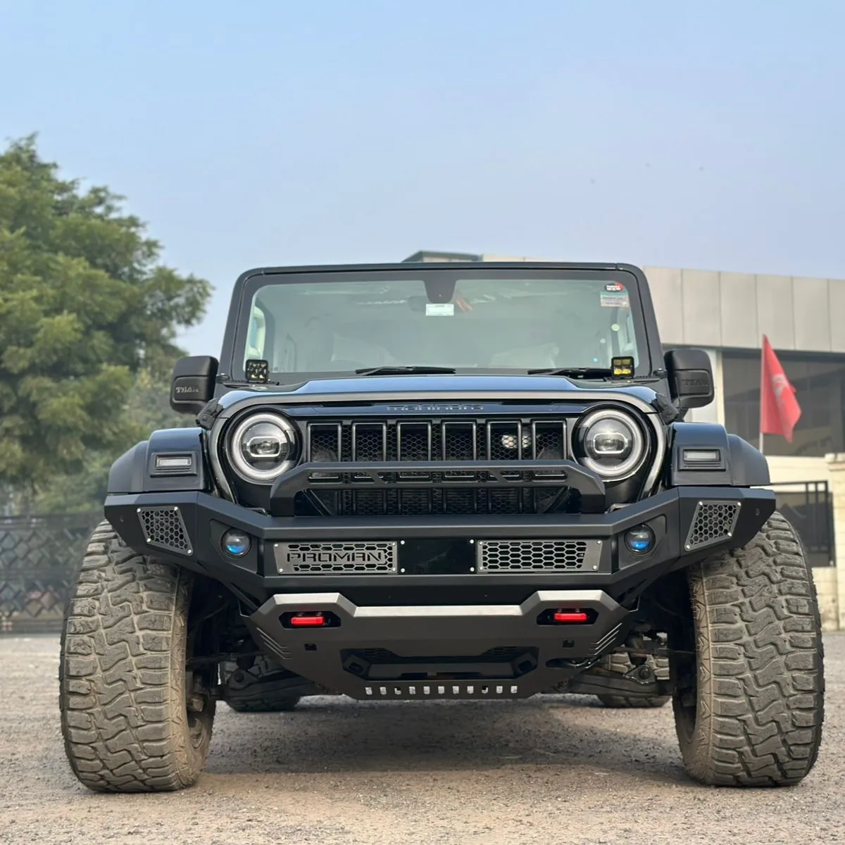 PROMAN: METAL FRONT BUMPER FOR THAR ROXX - ADAS COMPATIBLE - Image 2