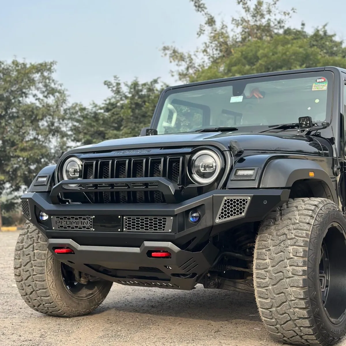 PROMAN: METAL FRONT BUMPER FOR THAR ROXX - ADAS COMPATIBLE - Image 3