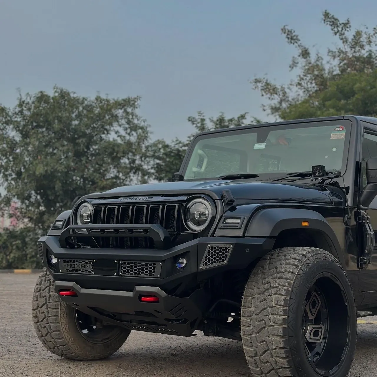 PROMAN: METAL FRONT BUMPER FOR THAR ROXX - ADAS COMPATIBLE - Image 5