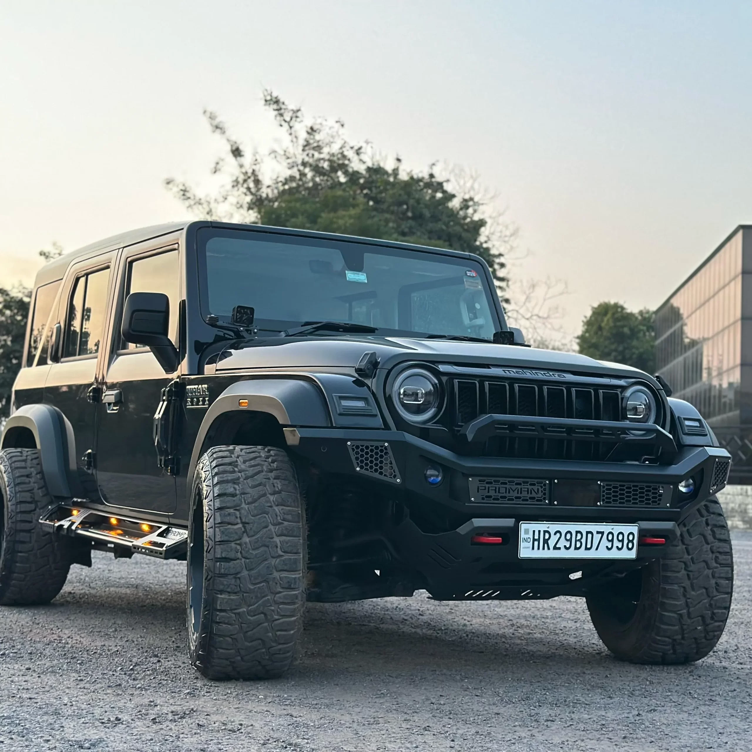 PROMAN: METAL FRONT BUMPER FOR THAR ROXX - ADAS COMPATIBLE - Image 6
