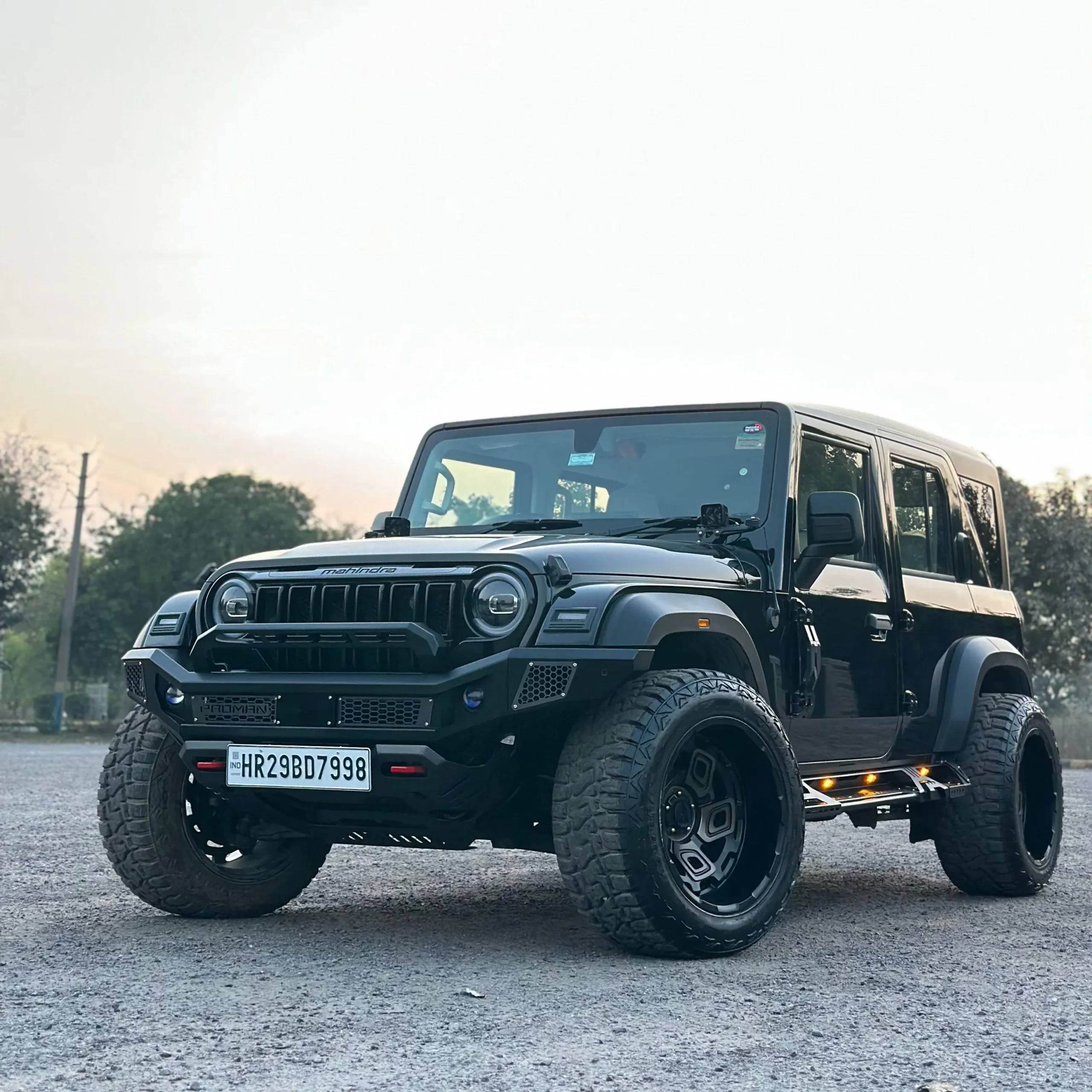 PROMAN: METAL FRONT BUMPER FOR THAR ROXX - ADAS COMPATIBLE - Image 7