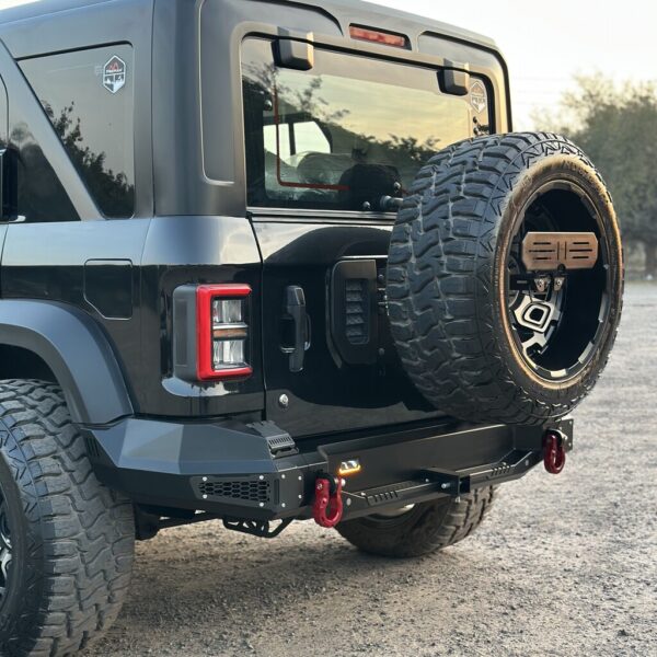 PROMAN: METAL REAR BUMPER FOR THAR ROXX (WITH REVERSE LIGHT) - Image 5