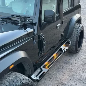 PROMAN: METAL SIDE FOOT STEP FOR THAR ROXX (WITH LIGHTS)
