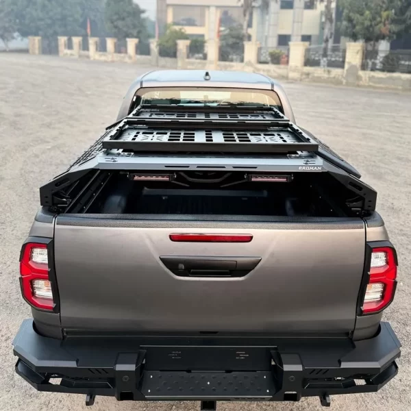 High Rack Storage Proman PROMAN: BED RACK WITH MOLLE PANEL FOR TOYOTA HILUX (STORAGE BOX AND ...