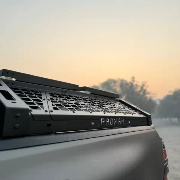 High Rack Storage Proman PROMAN: BED RACK WITH MOLLE PANEL FOR TOYOTA HILUX (STORAGE BOX AND ...